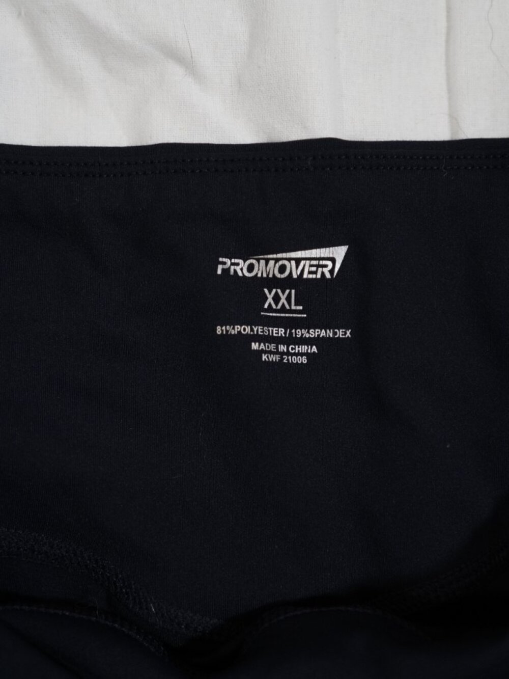 Promover Navy Active Pants XXL Wide Waistband Pocketed Yoga Pants - Picture 4 of 6